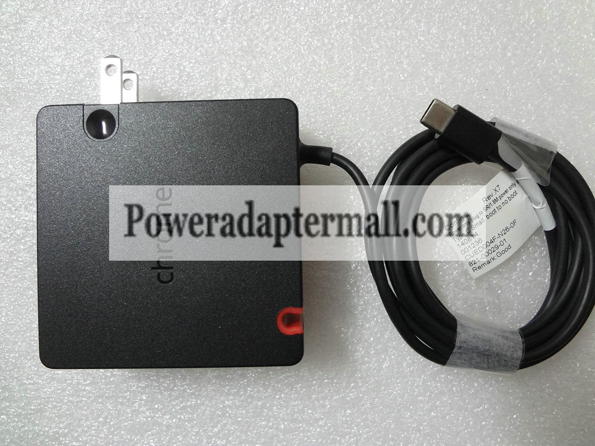 Genuine 60W chromebook 821-00029-01 CUED004F-N26-0F AC Adapter